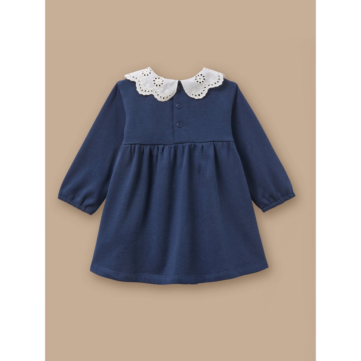 Robe en molleton marine, CYRILLUS