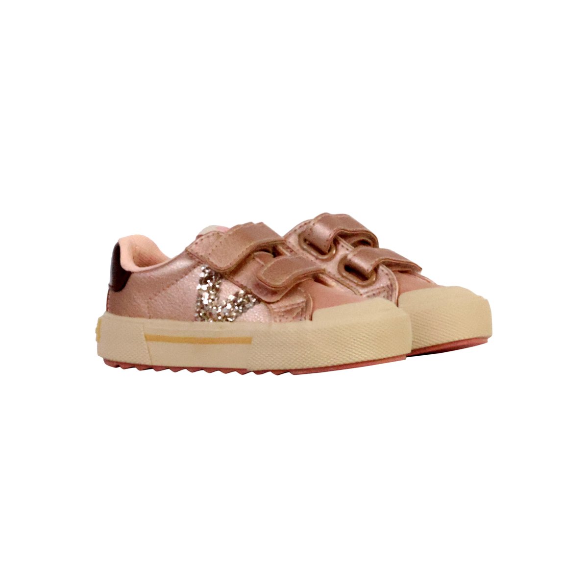 Baskets velcro Tribu nude, VICTORIA