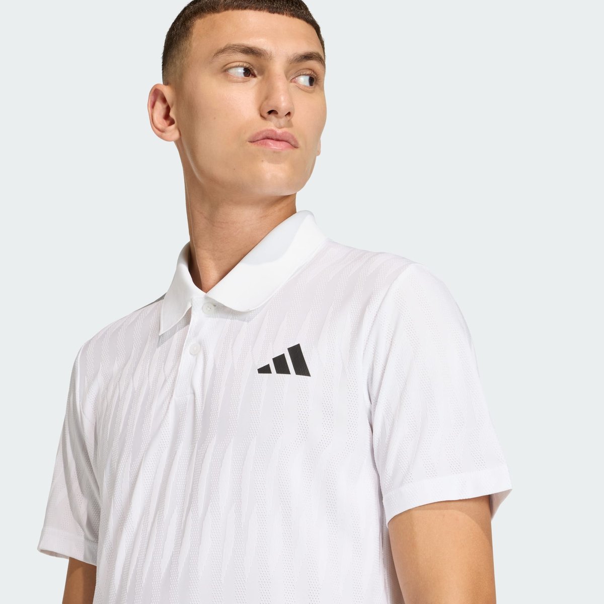 Polo De Tennis Climacool+ Airchill Freelift Polo De Tennis Climacool+ Airchill Freelift white, adidas Performance