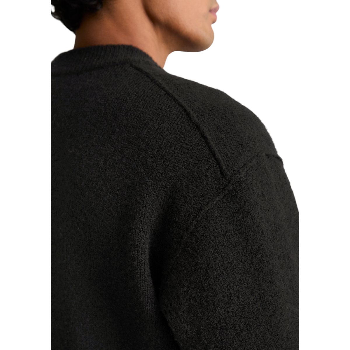 Cardigan décontracté en mélange de laine vierge douce noir, MARC O’POLO DENIM
