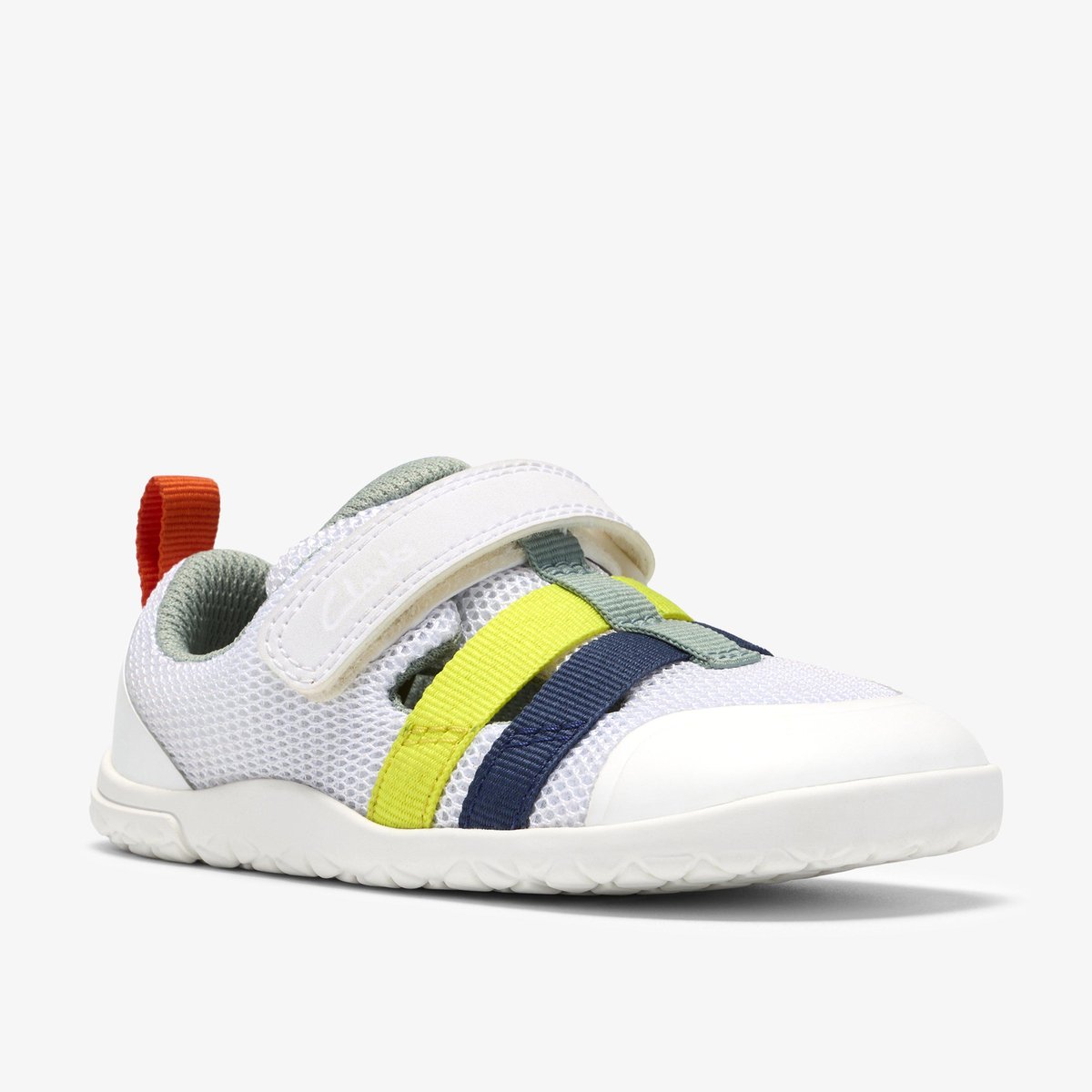 Sandales Textile Coupe Large HARBOUR FLEX T blanc, CLARKS
