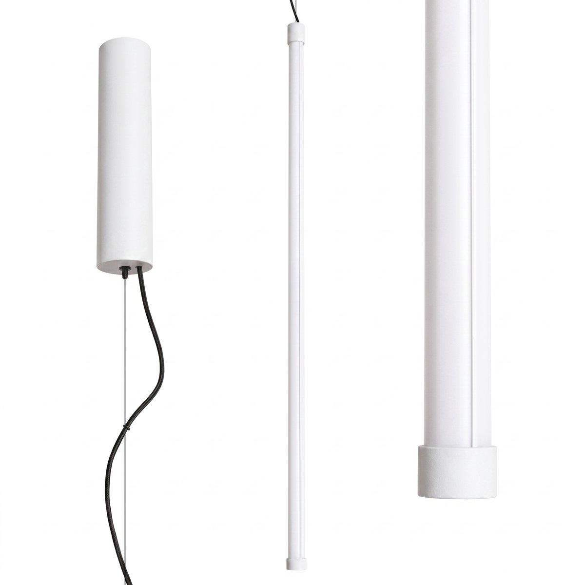 Suspension Acier Blanc LED 1 Trang blanc, EDEN