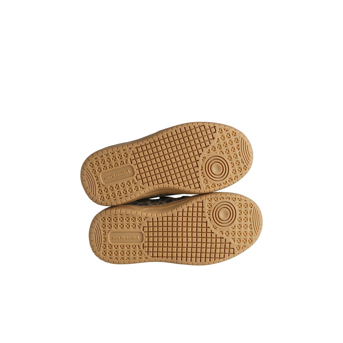 Baskets cuir à scratchs beige, VERTBAUDET