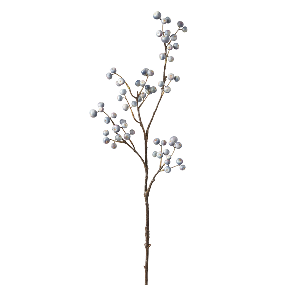 Branche de baies artificielle H75 bleu, SIA DECO