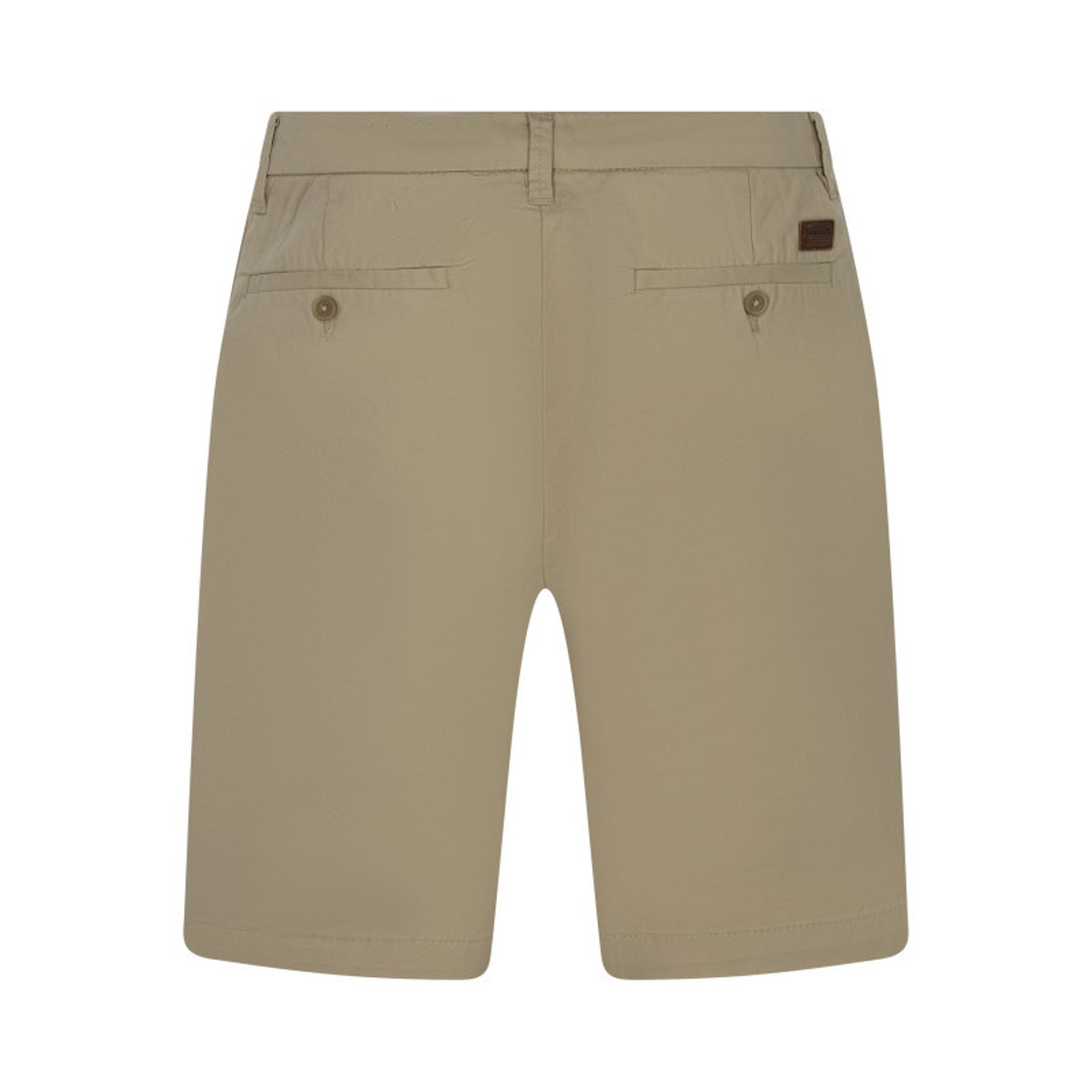 Short chino en coton marine uni avec une coupe droite et de multiples poches beige, TIMBERLAND