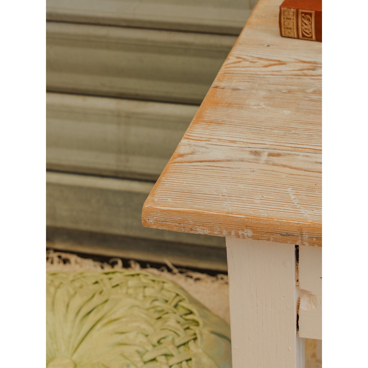 Table basse en bois beige Léonie N°1581 - Bon état bois clair, DEBONGOUT