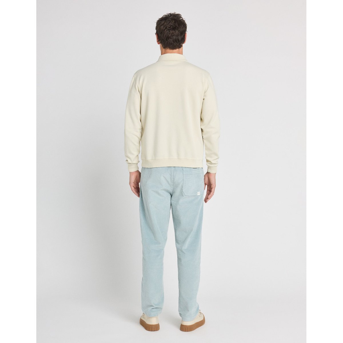 PANTALON LOOSE VELOURS CLOUD bleu clair, PULLIN