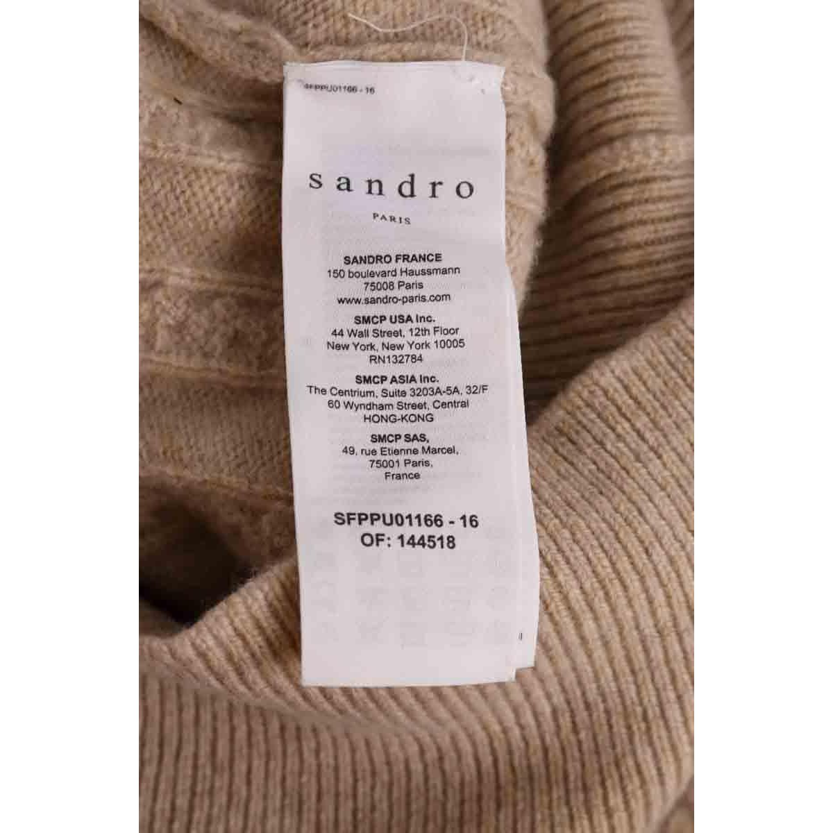 Pull - Très Bon État beige, SANDRO