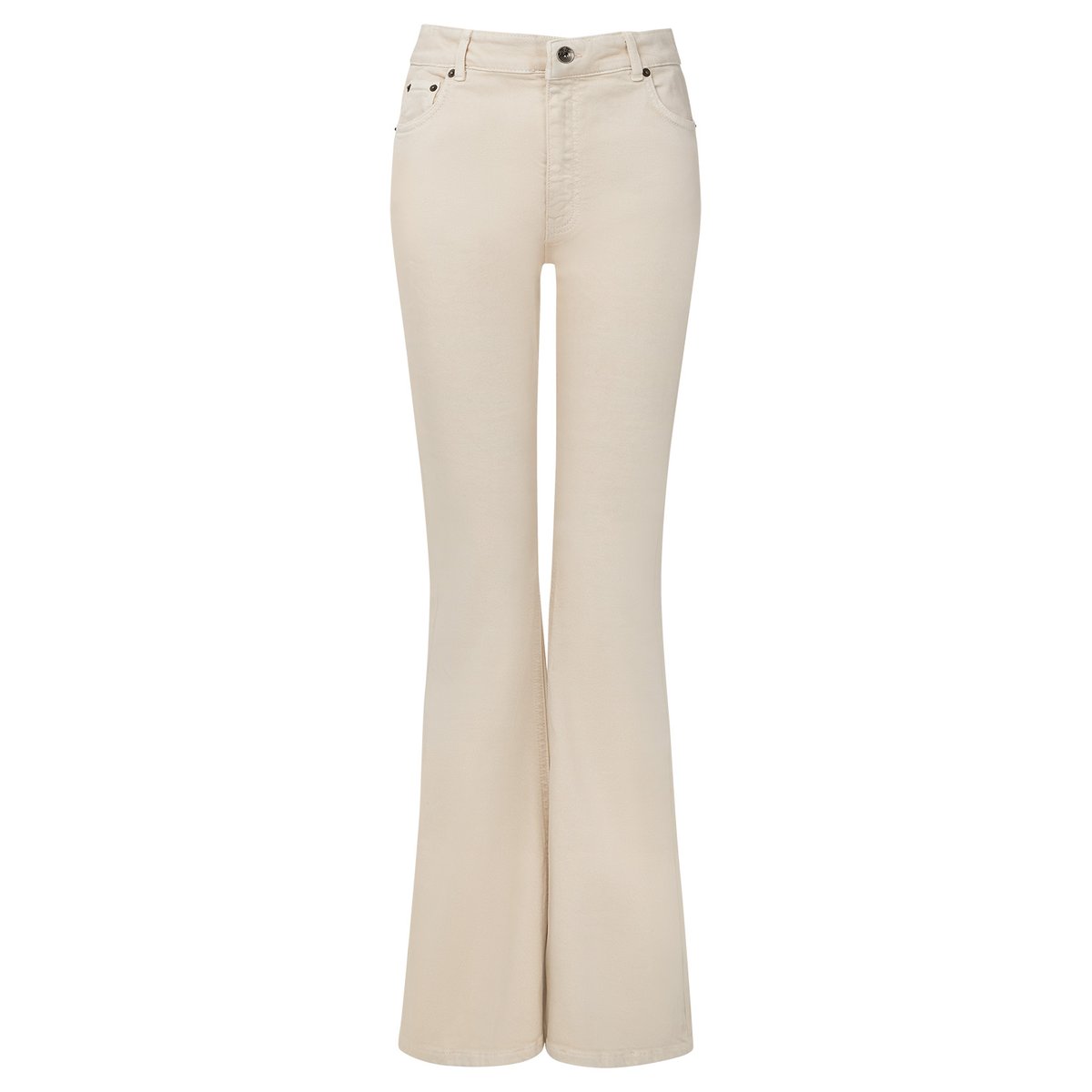 Jean évasé Taille Haute Neutre beige, JOE BROWNS