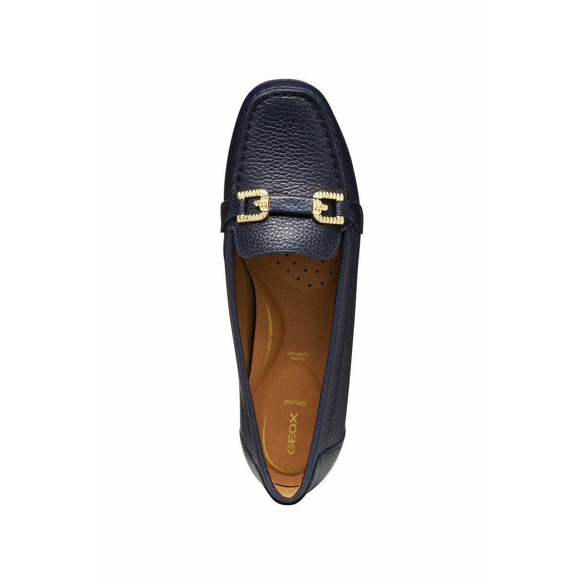 Annytah Leather Breathable Loafers navy blue, GEOX