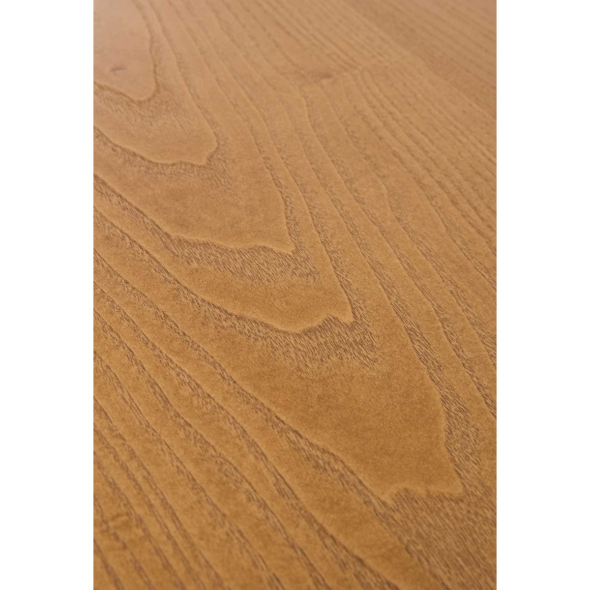 Table à manger en frêne finition teck 6 à 8 couverts, Chrysoline teck, GABRIELLE PARIS