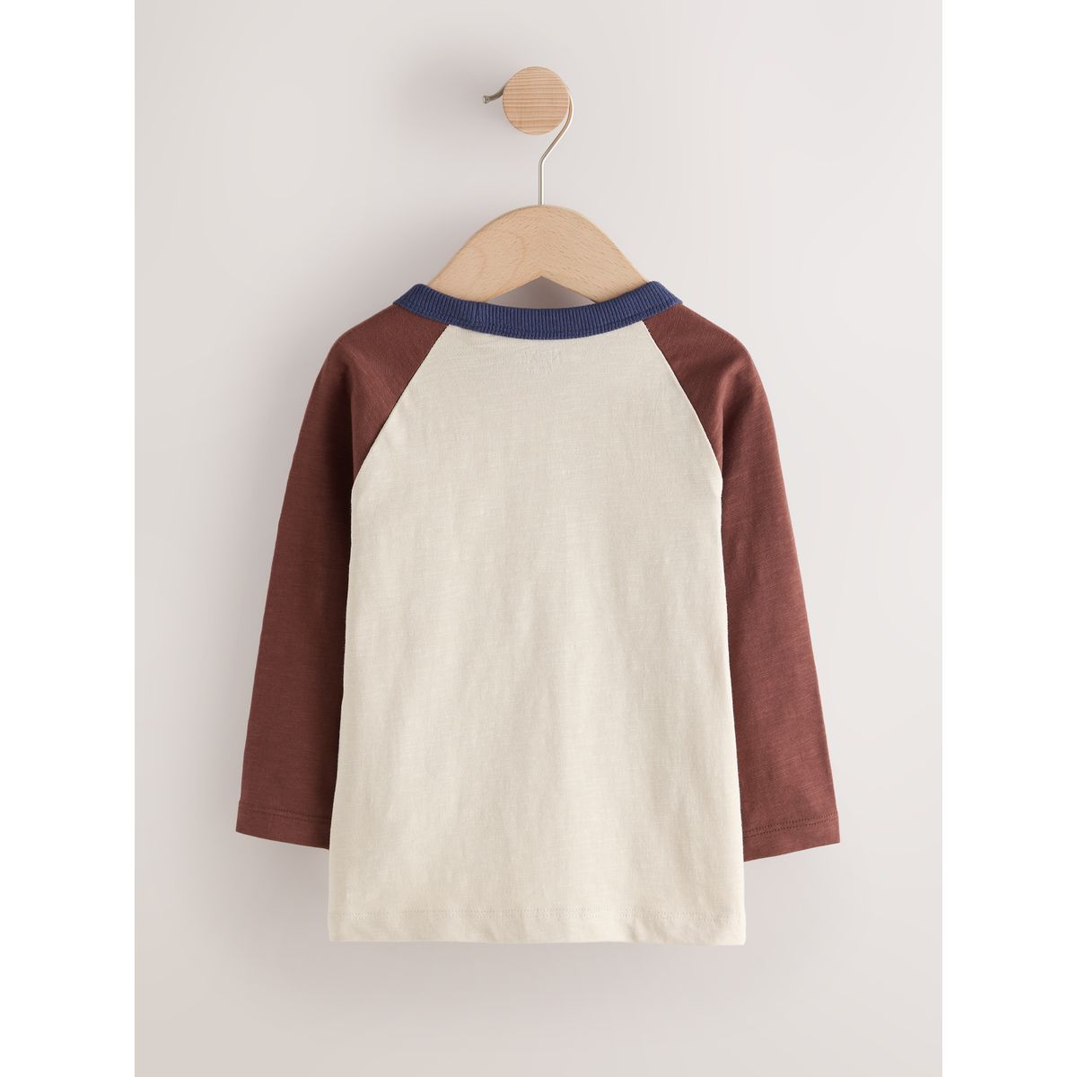 T-shirt à manches longues raglan, lot de 3 chemise universitaire rouge/grise, NEXT