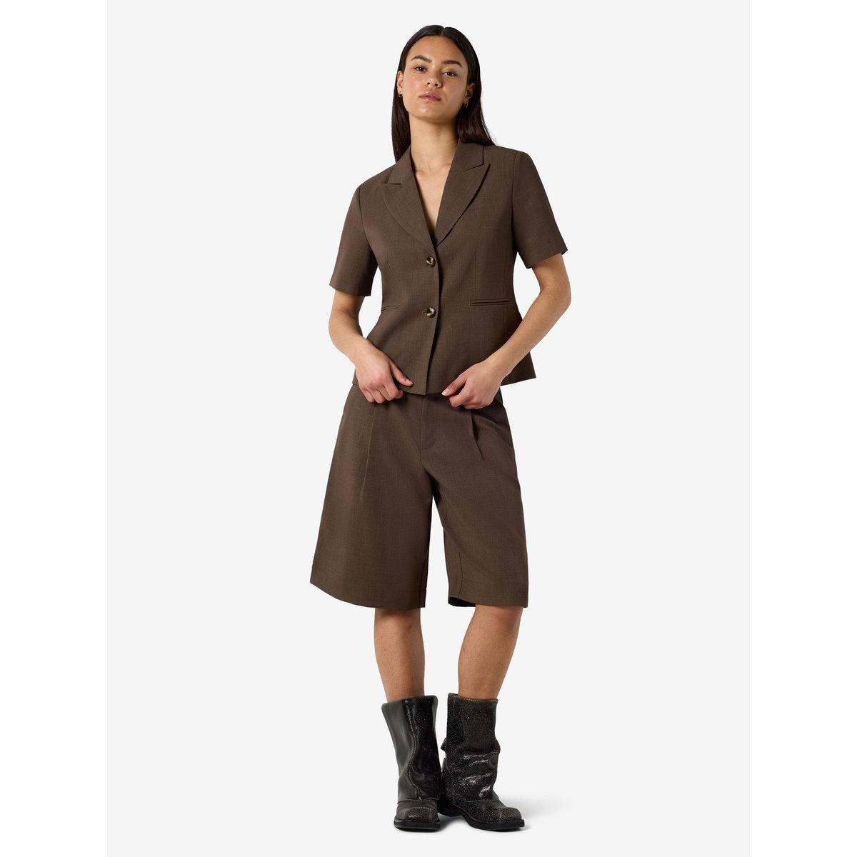 Blazer marron - chocolate brown1, NOISY MAY