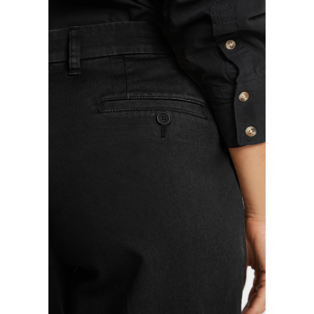Pantalon Jambe Large noir, GUESS JEANS