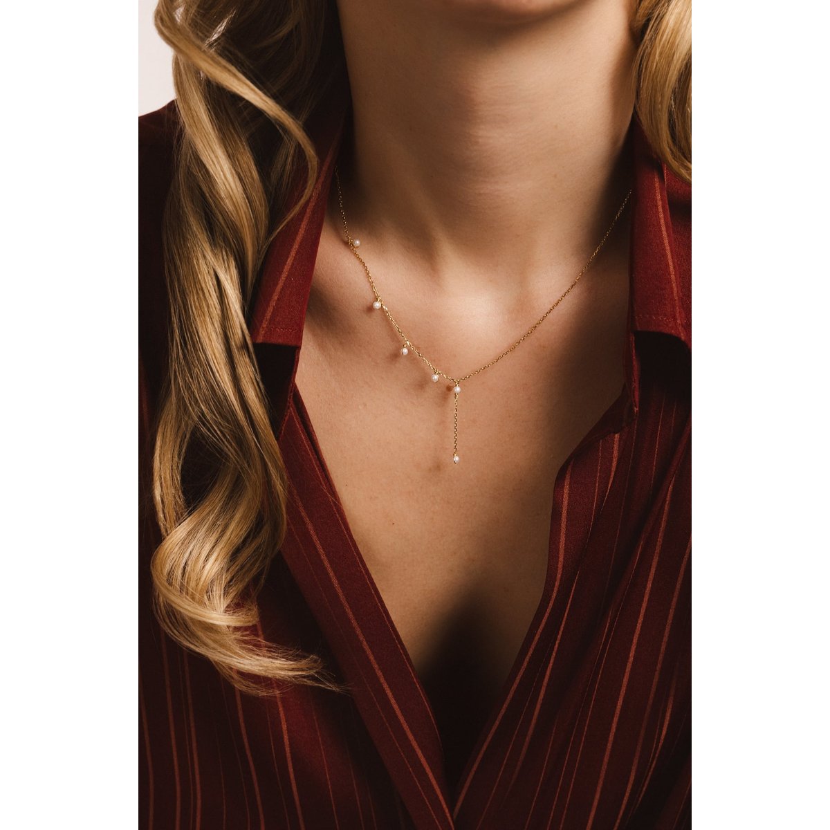 Collier Adélie - Or 750‰ - Perle de culture perle de culture, YAY PARIS