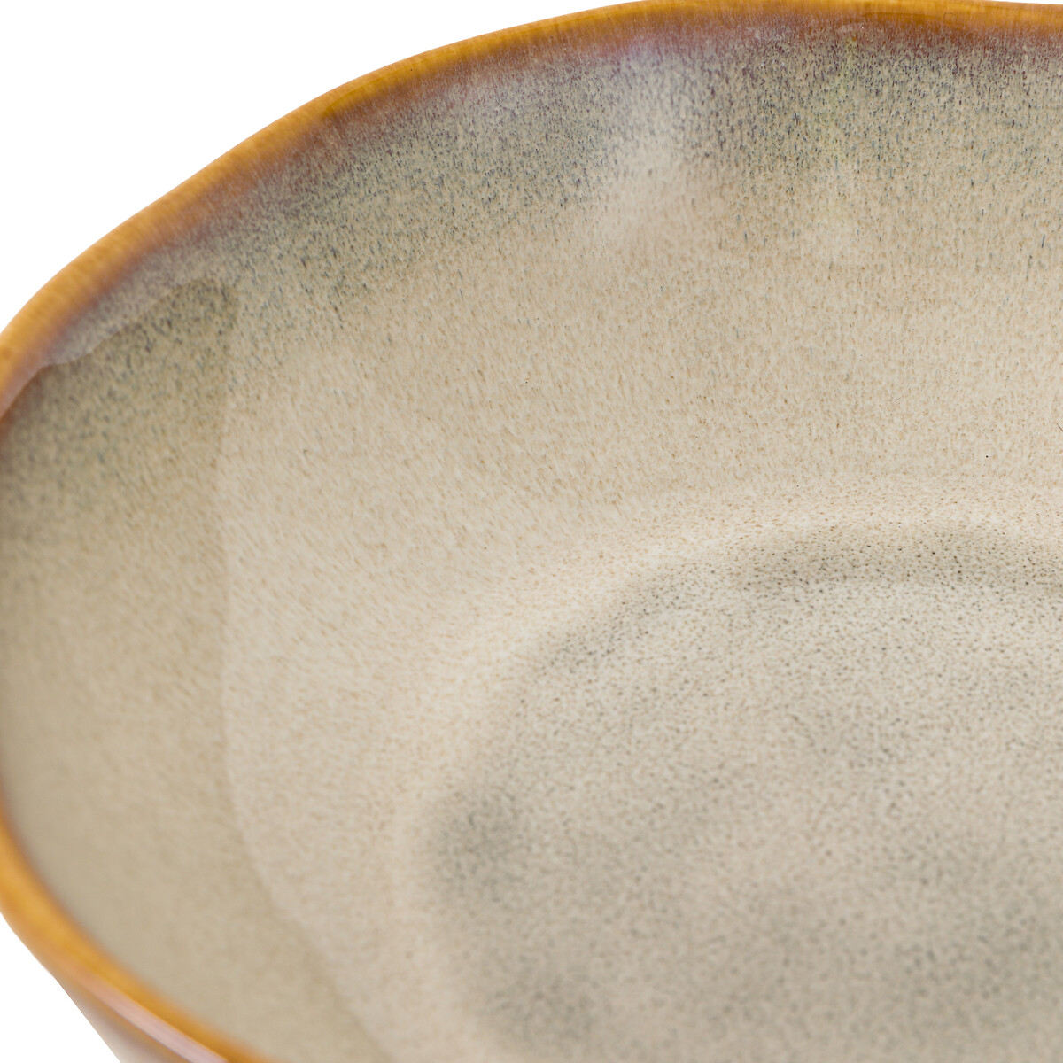 Set of 4 Harville Ridged Pasta Bowls in Stone brown              , ÉDITÉ