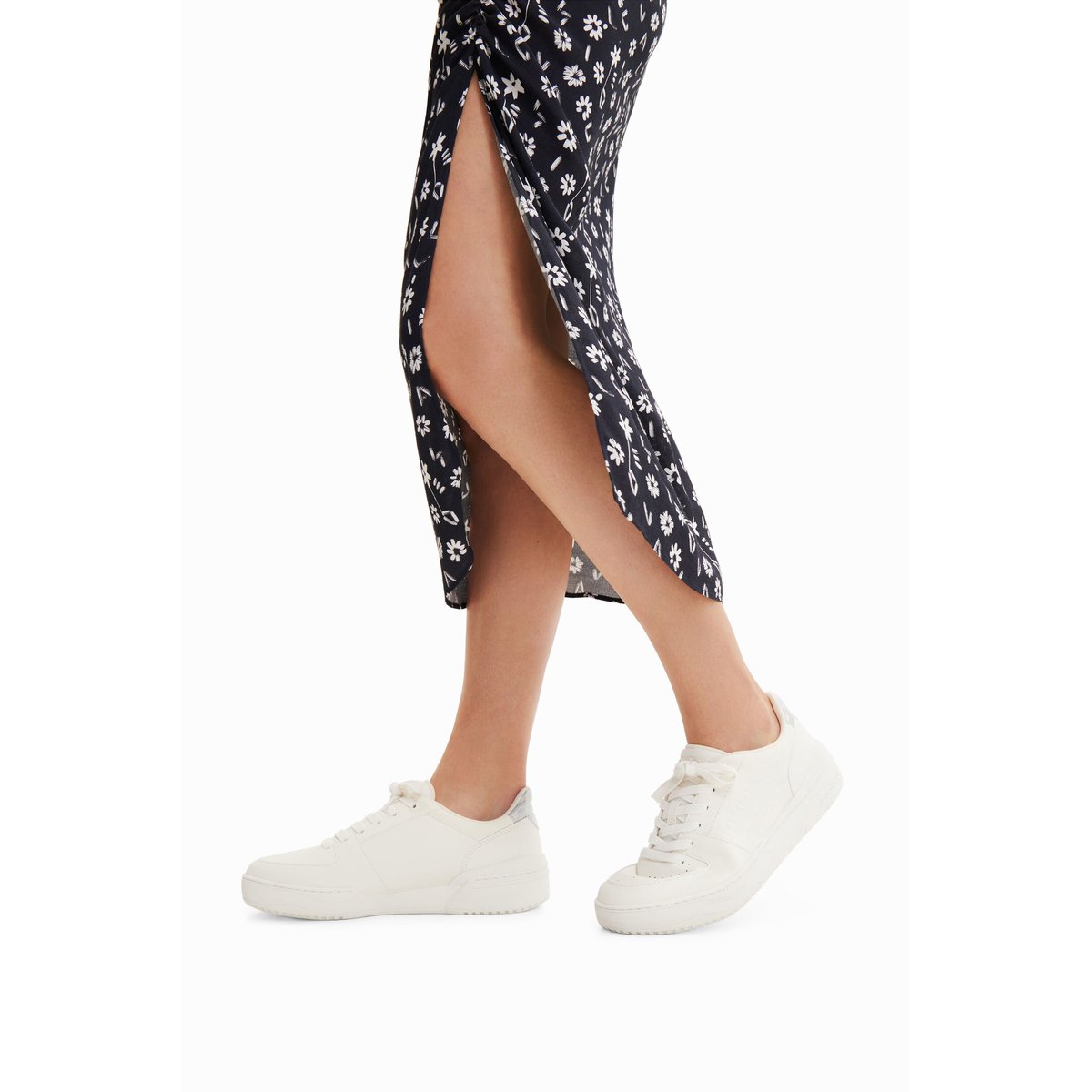 Retro chunky sneakers blanc, DESIGUAL