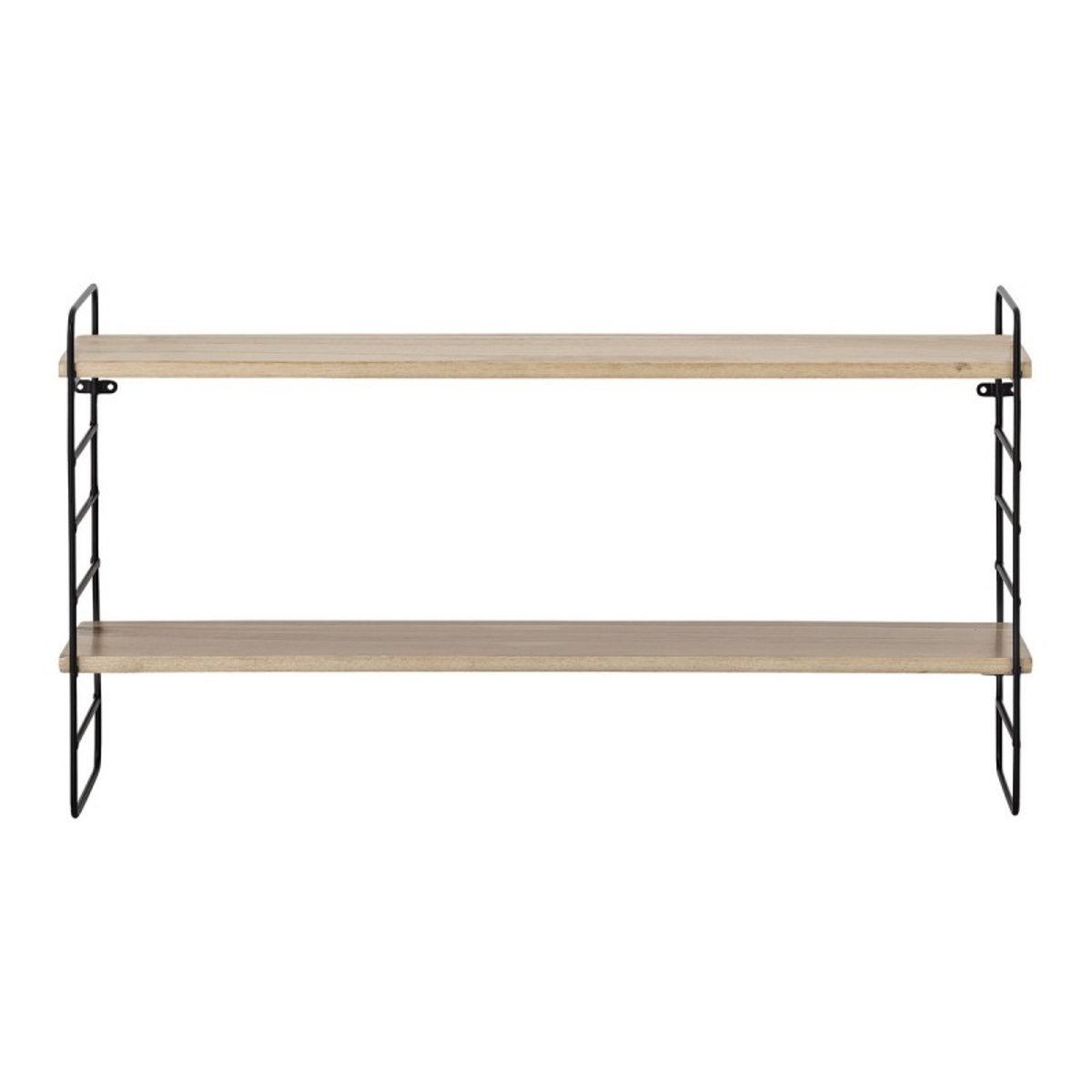 Etagère en métal avec 2 étages North bois clair, BLOOMINGVILLE