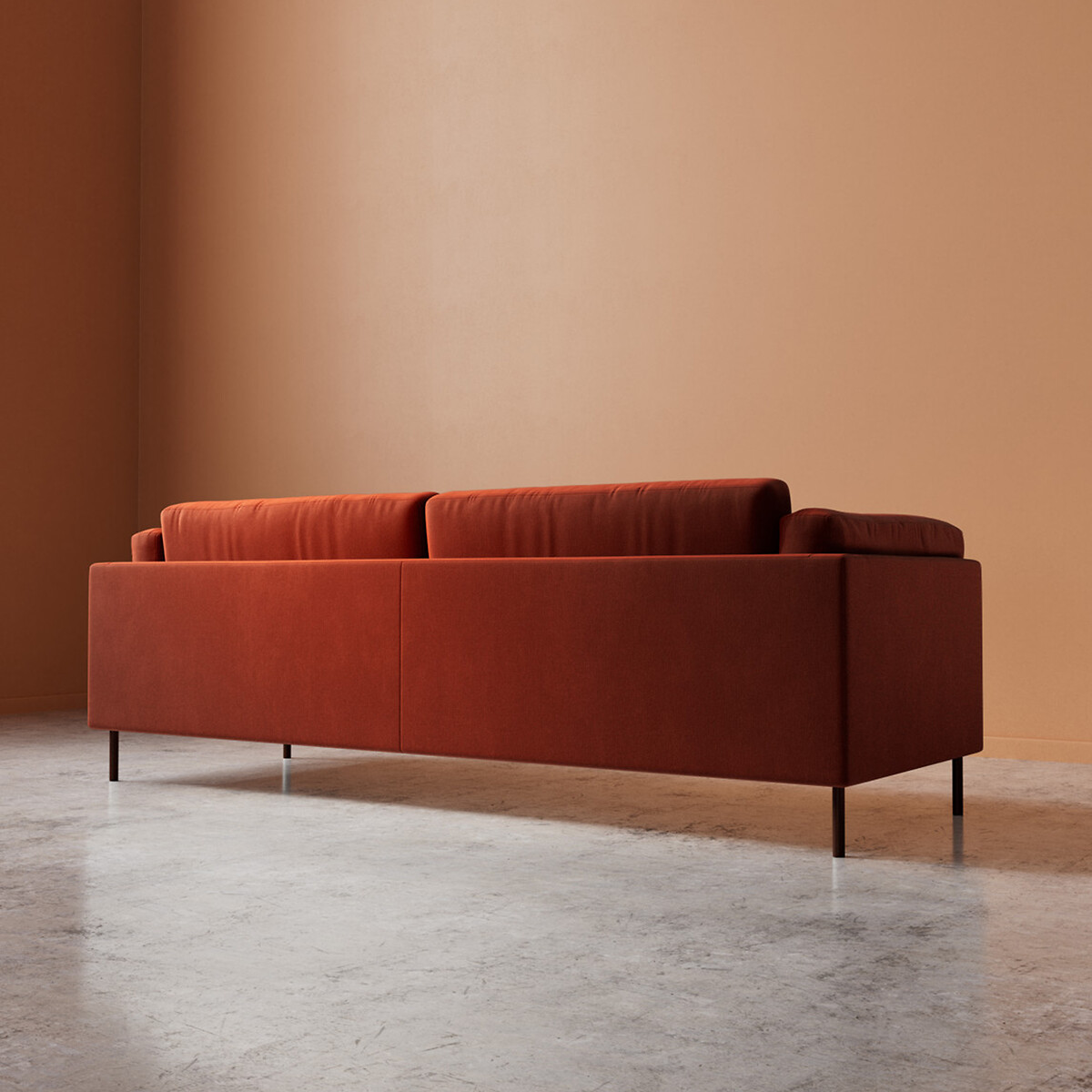 Munich Crushed Velvet 2/3/4 Seater Sofa harissa, SWOON