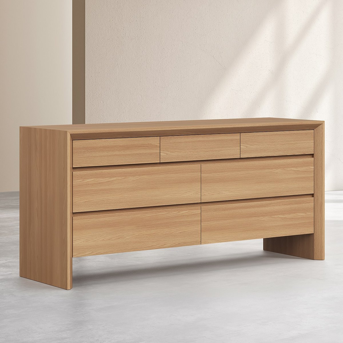Commode chêne RAFAEL naturel clair, HABITAT