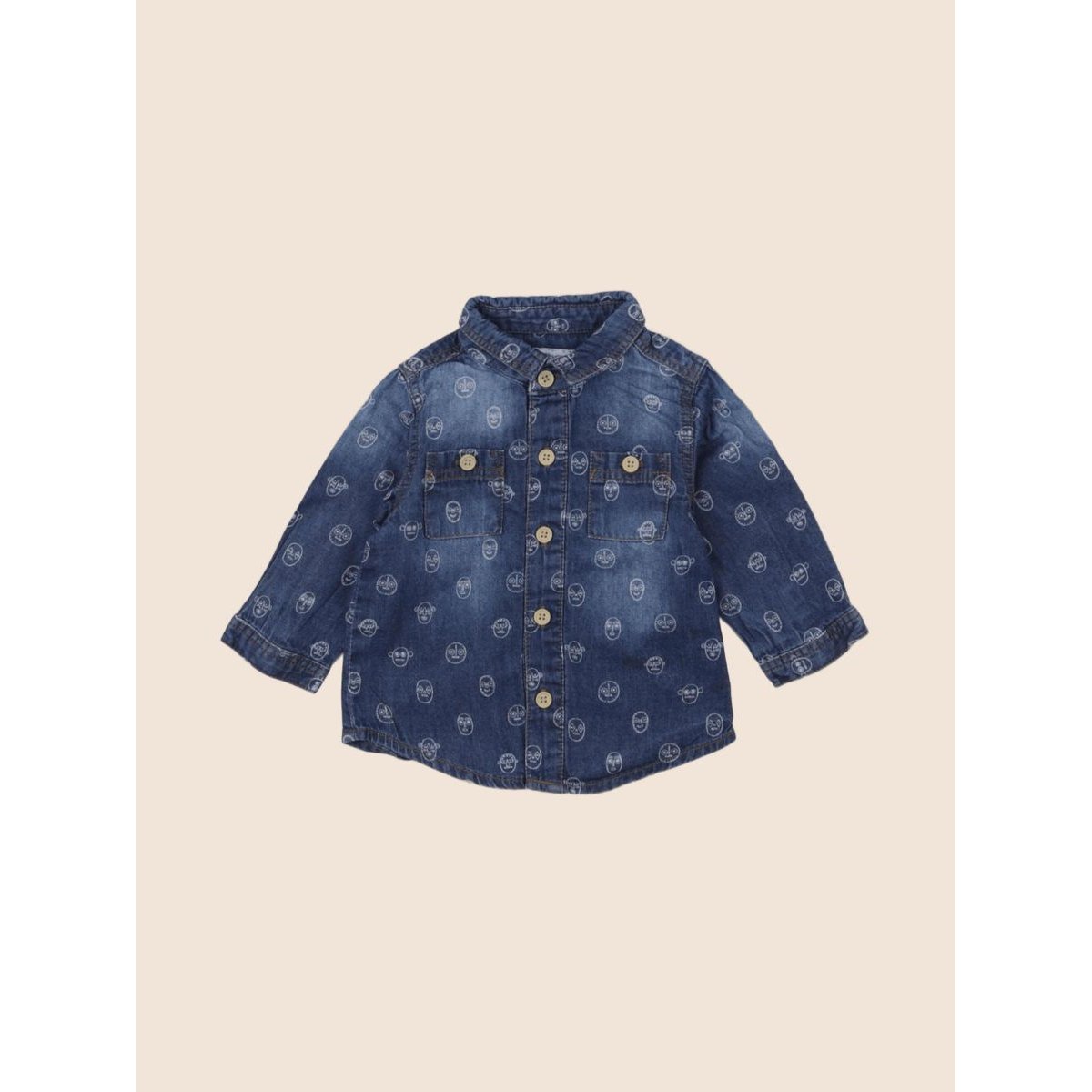 Chemise - Très bon état bleu, VERTBAUDET