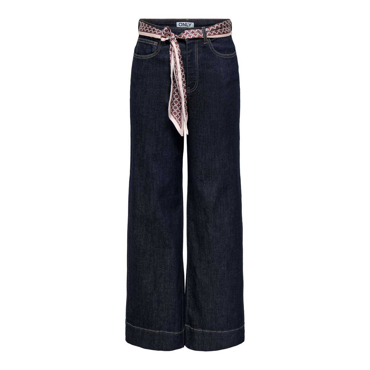 Jean À Jambe Large dark blue denim, ONLY
