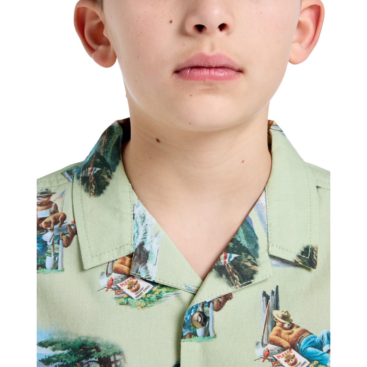 Chemise à manches courtes SBXE CAMP beige oyster gray, ELEMENT