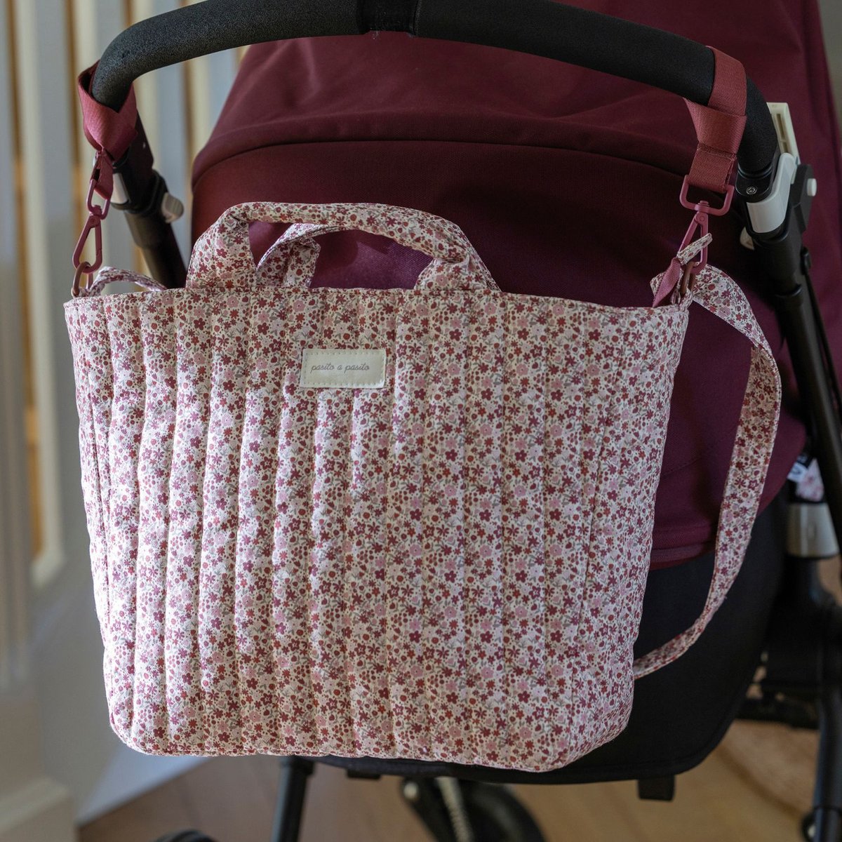 Sac à langer Cherry Fleurs cerise, PASITO A PASITO