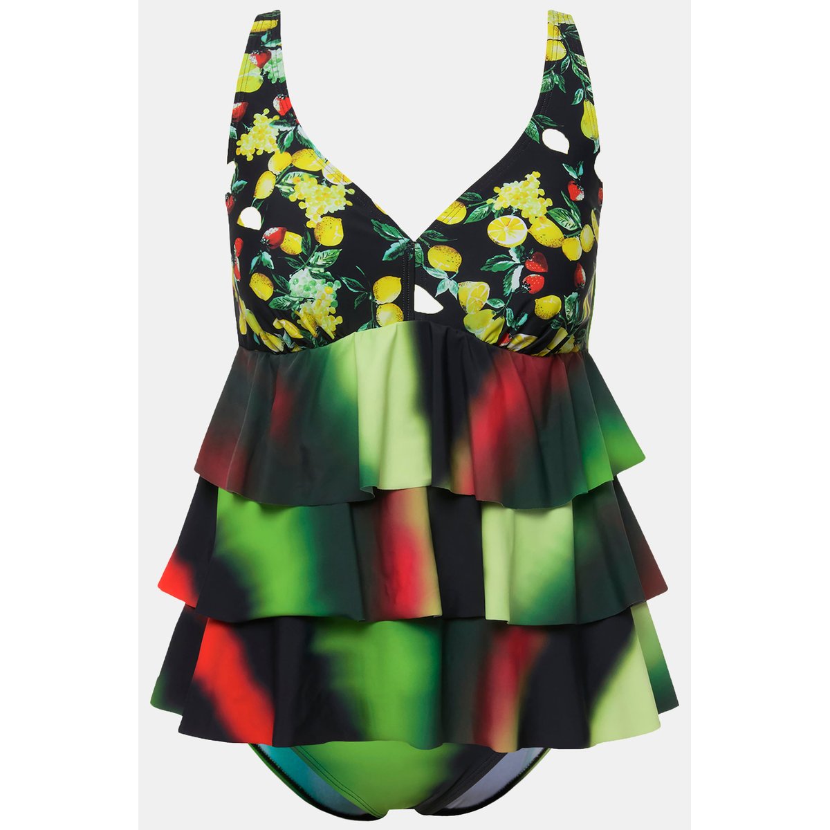 Tankini à motif citrons noir, ULLA POPKEN
