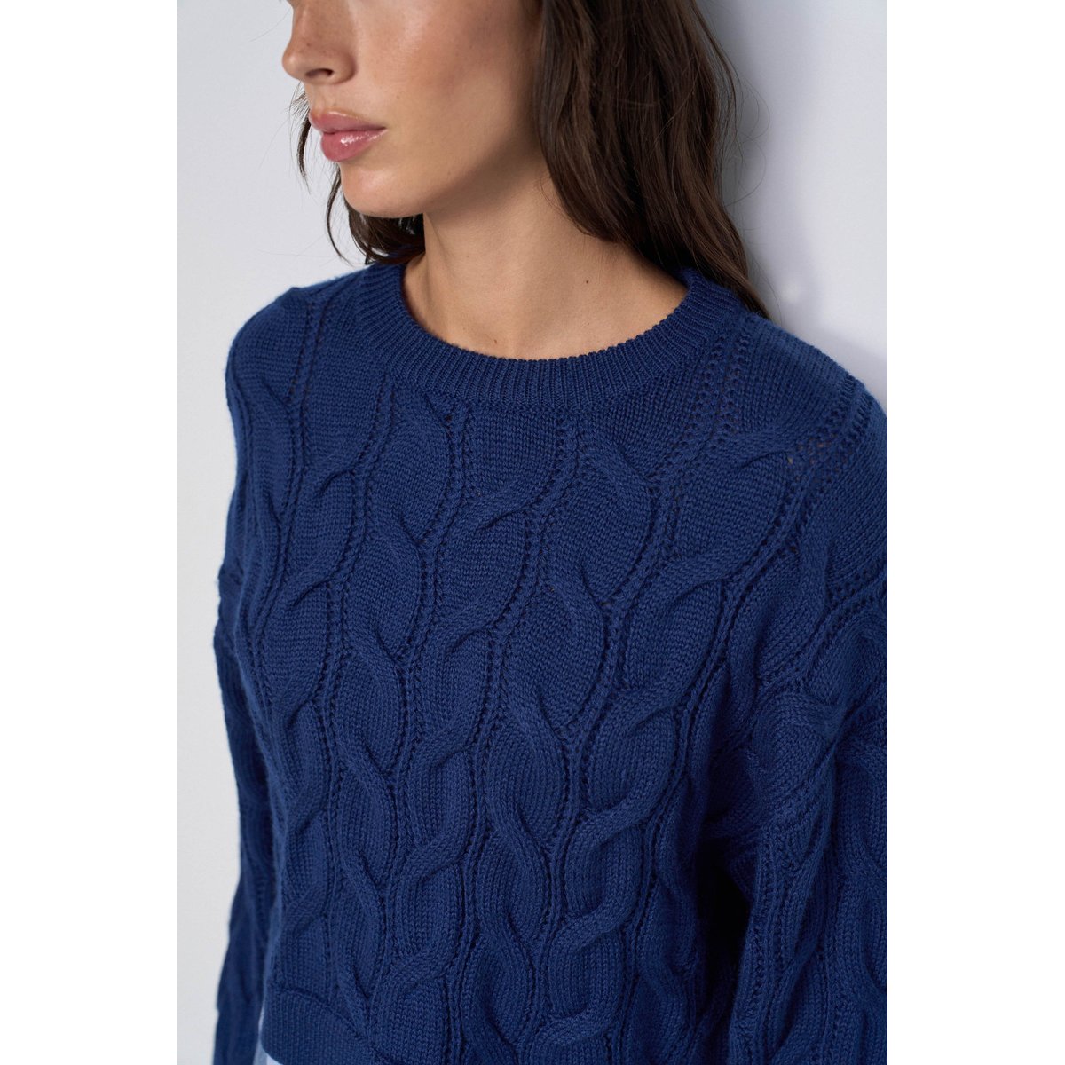 PULL COMBINÉ AVEC CHEMISE bleu, SALSA JEANS