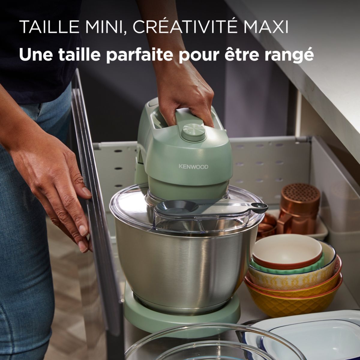 Robot pâtissier KITCHEN MACH GO COLLECTION KZM35.000GR couleur unique, KENWOOD