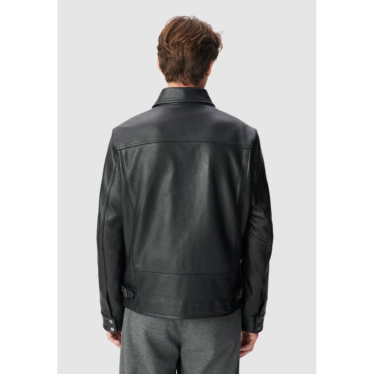 Blouson cuir noir, IKKS