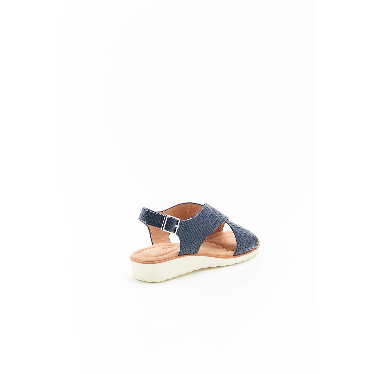 Sandales brides croisées Amortyl bleu marine, DAMART