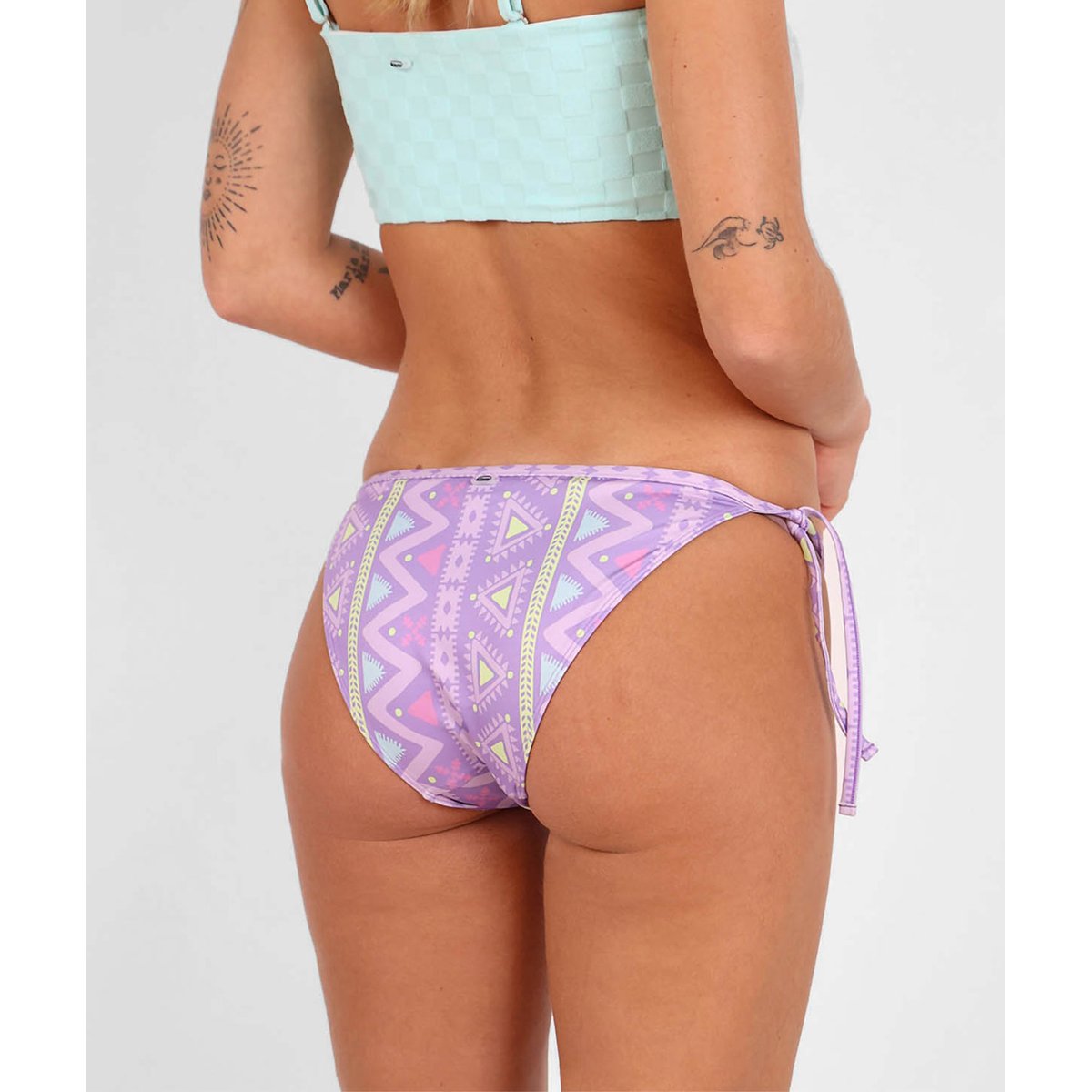 Bas de bikini imprimé à nouettes MINI multicolore, OXBOW