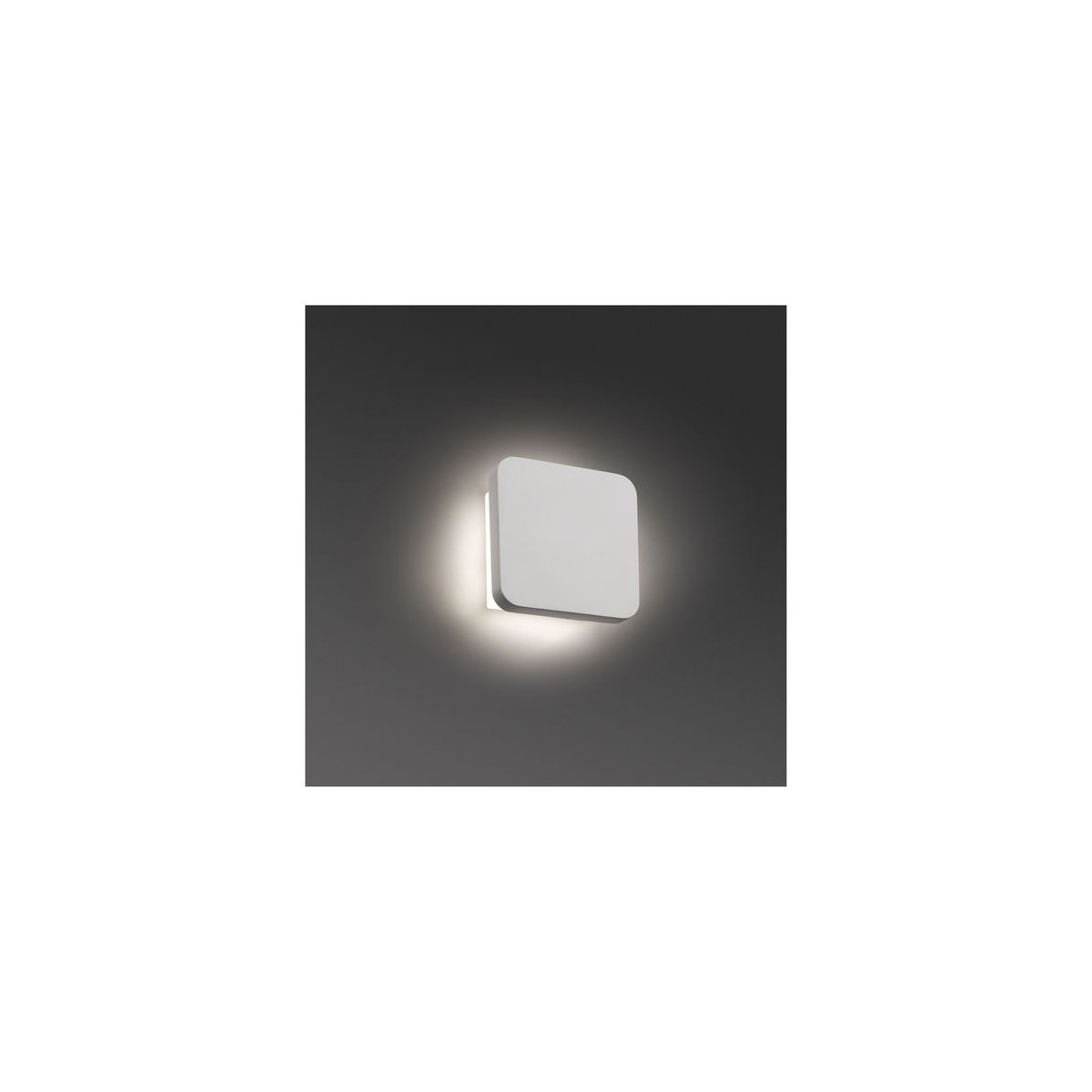 Applique lumière chaude ELSA blanc, FARO