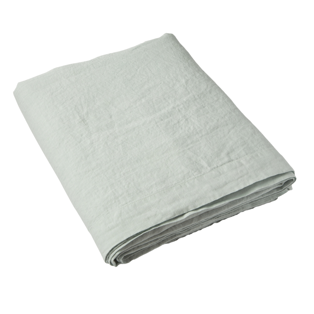 Drap Plat Uni   - LIN LAVE blanc, TRADITION DES VOSGES