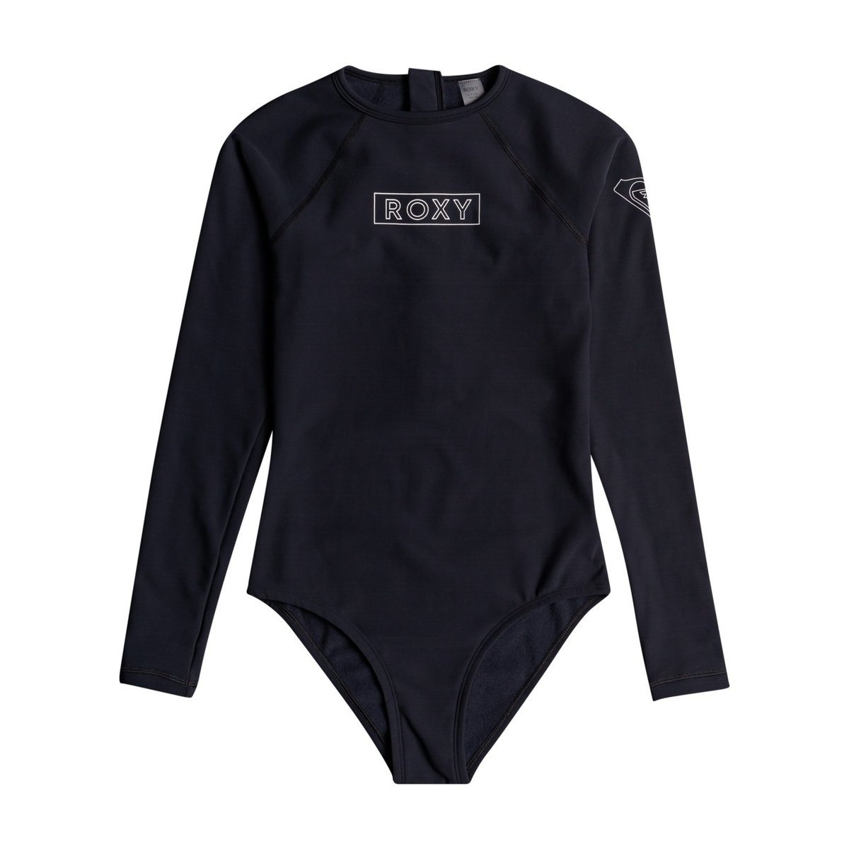 Maillot une pièce manches longues HEATER. noir anthracite, ROXY