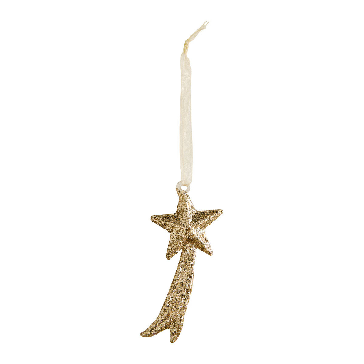 Coffret de 3 étoiles filantes pailletées argent, MATHILDE M
