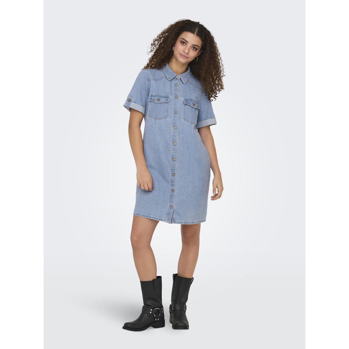 Robe En Denim light blue denim, ONLY
