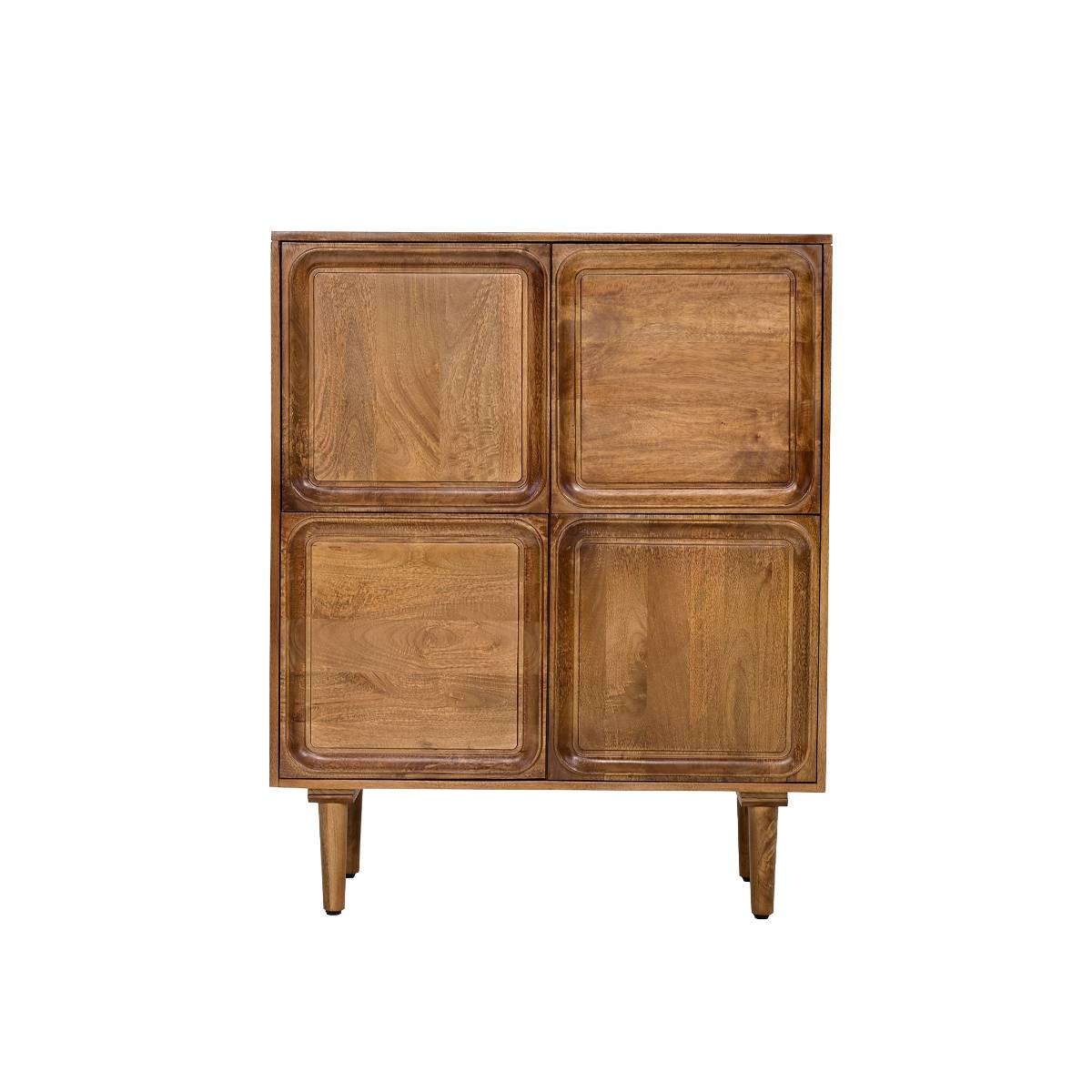 Buffet haut en bois de manguier foncé VIVIENNE bois foncé, MADE IN MEUBLES