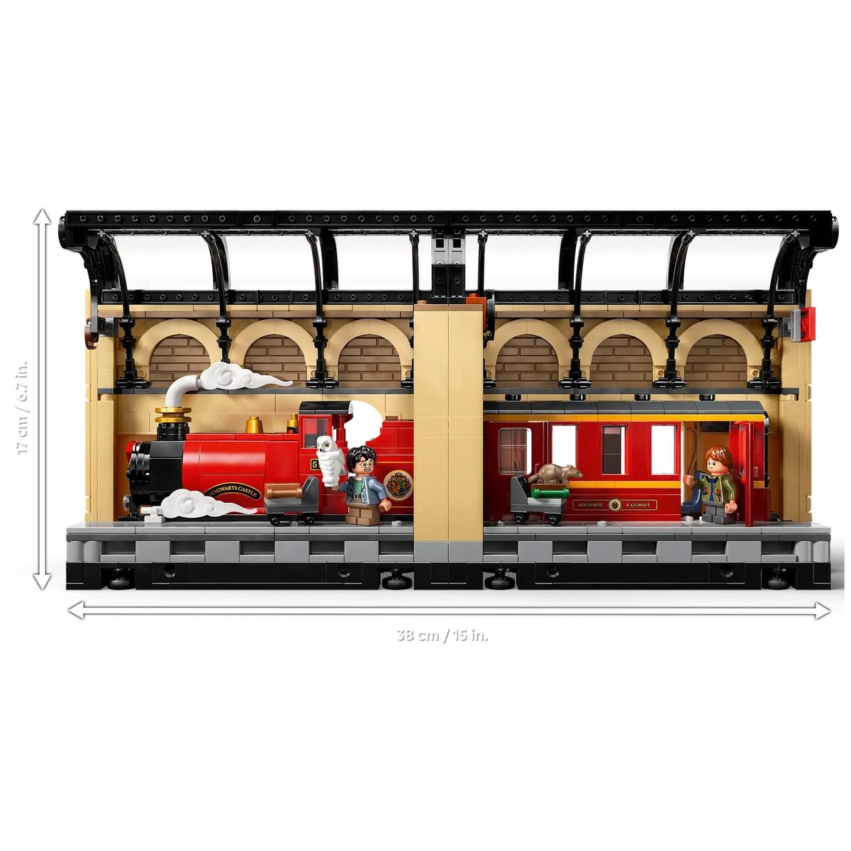 LEGO Harry Potter - Book Nook : Le Poudlard Express 76450 - Décoration Magique multicolore, LEGO