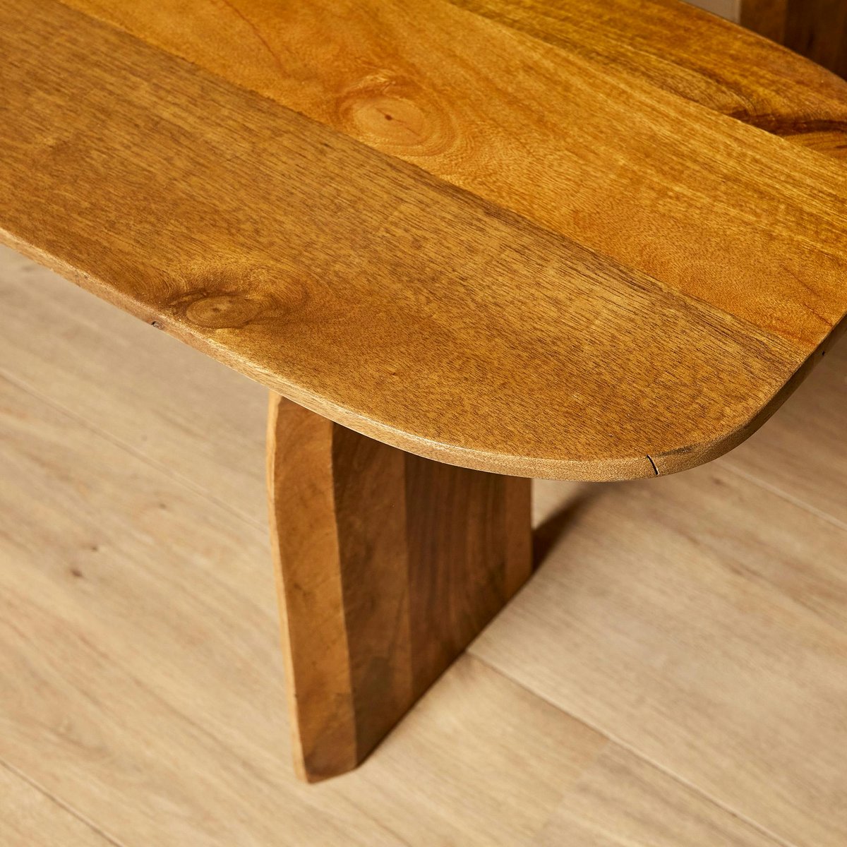 Banc en bois style vintage 280 cm CALDERA bois naturel, PIER IMPORT