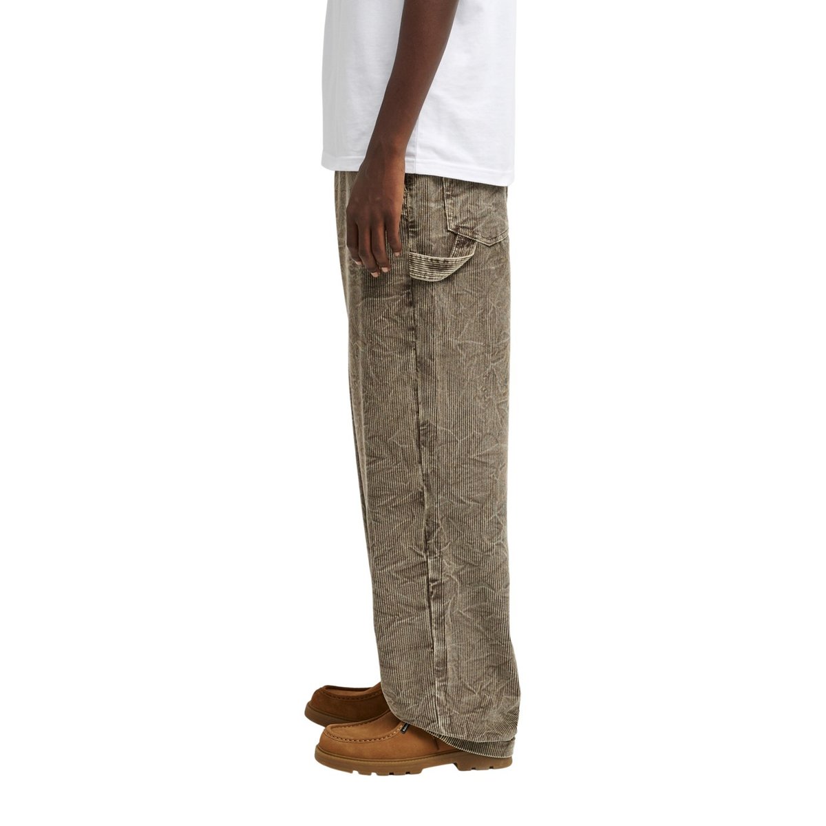 Pantalon en velours RELAX CARPENTER WASHED marron stone gray, ELEMENT