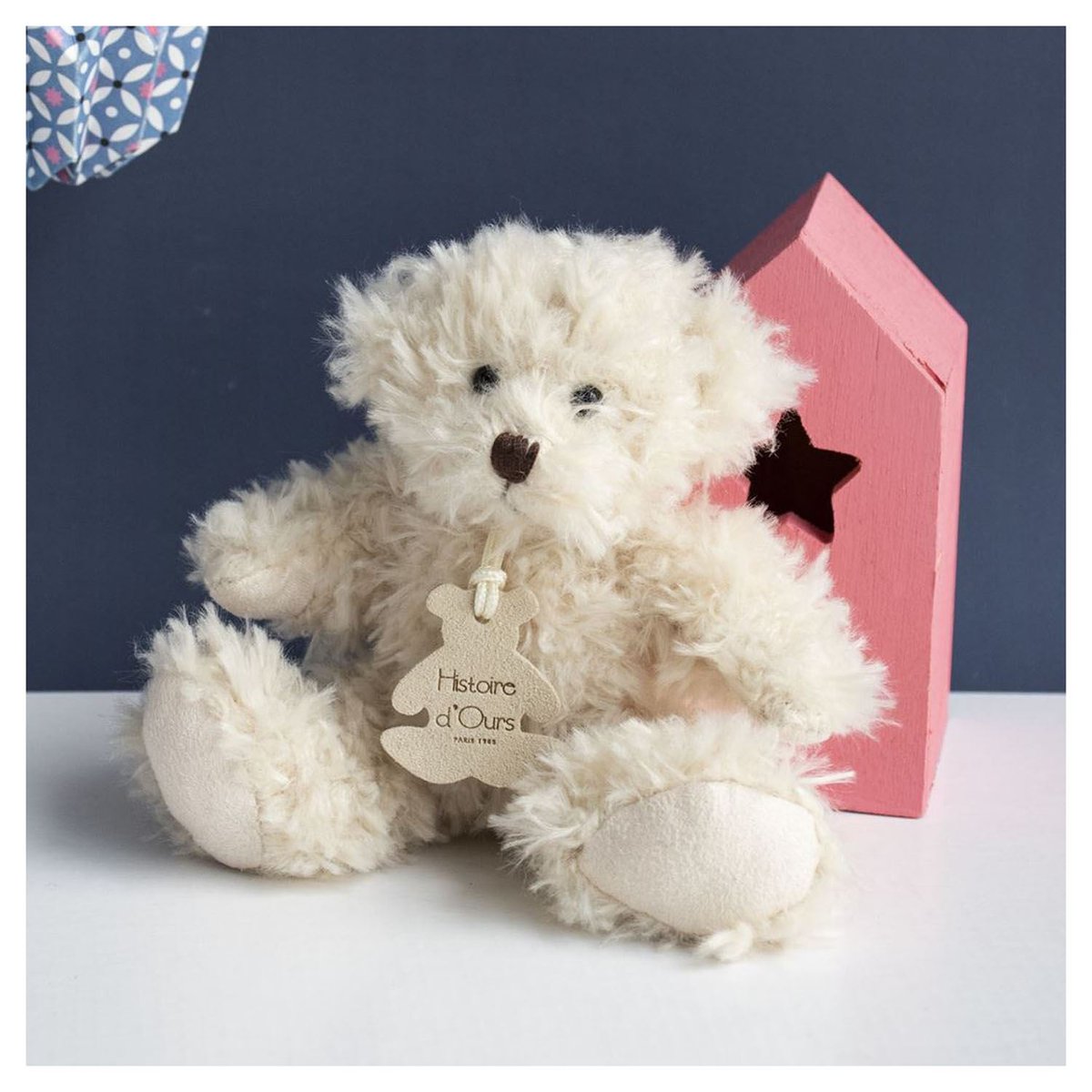 Peluche Ours Câlin 21 cm beige, HISTOIRE D'OURS