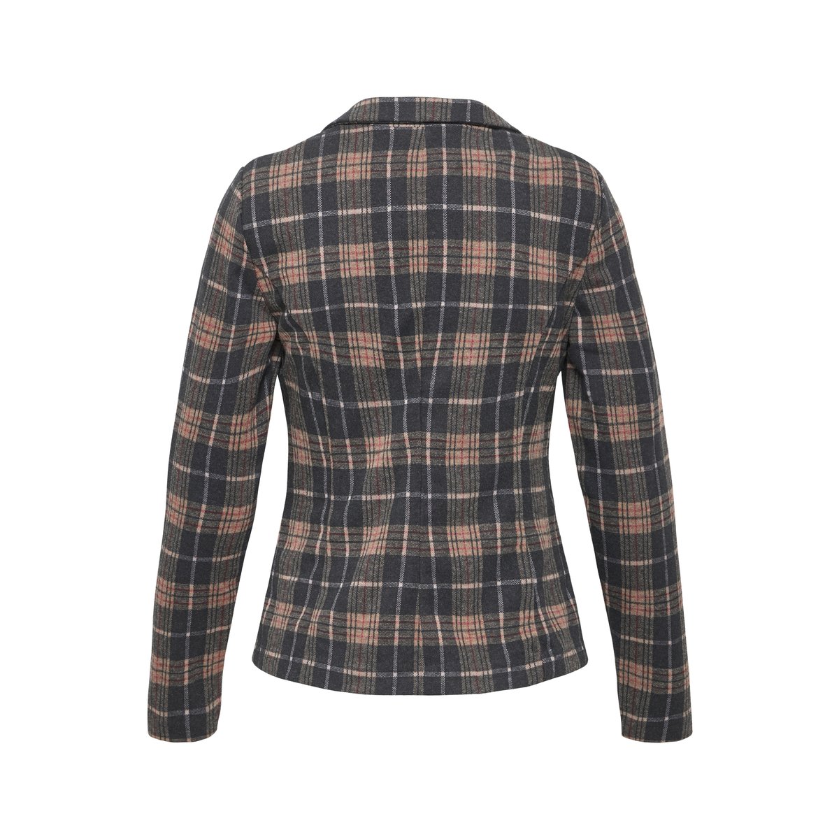 Blazer bleu marron dark blue/brown check, ICHI