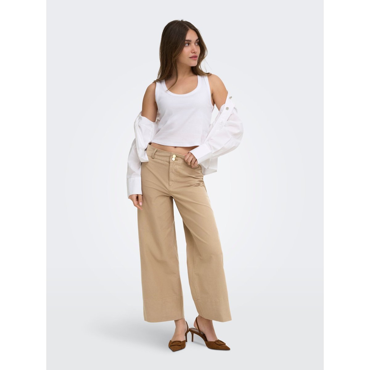 Pantalon cornstalk, ONLY