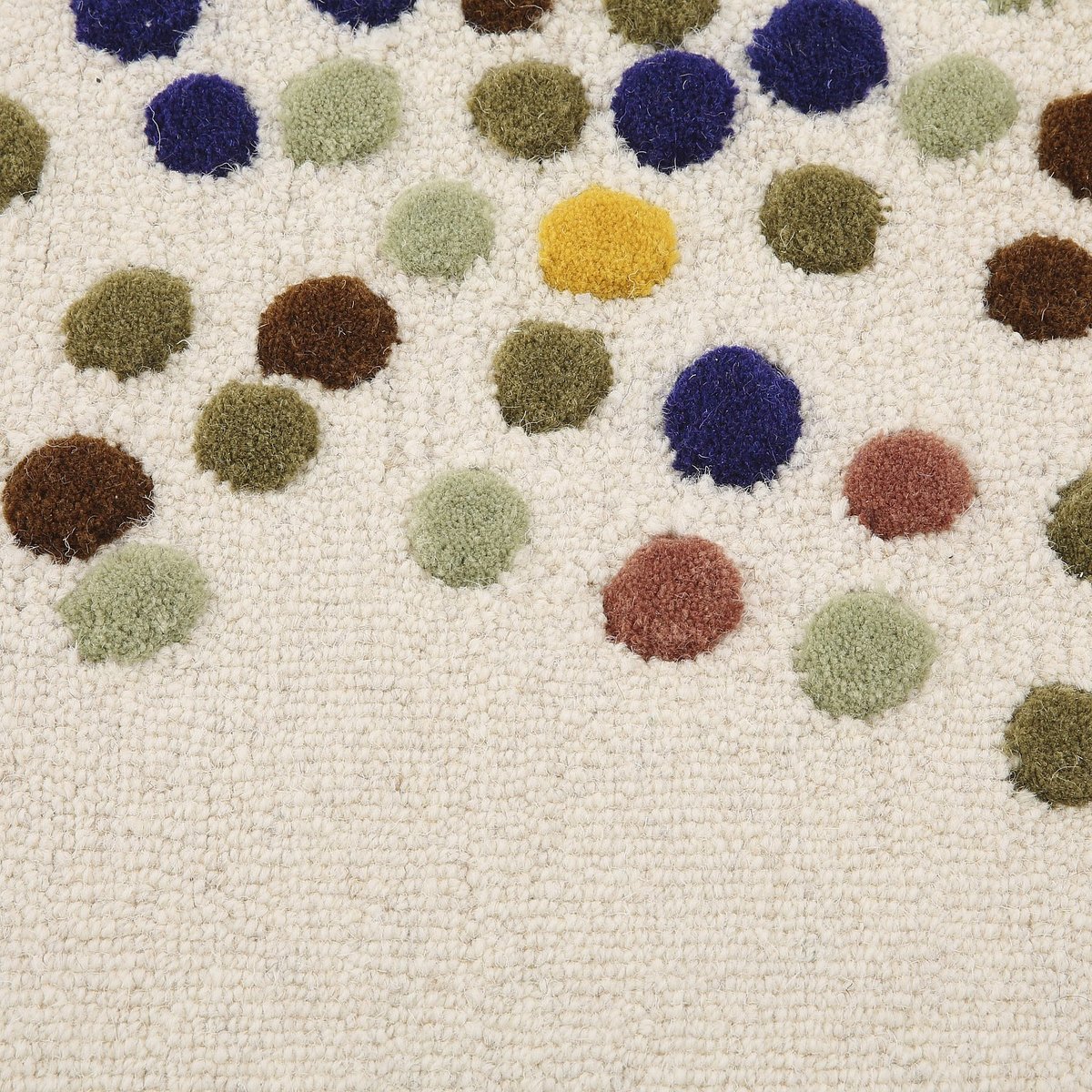 Tapis en laine IDYLLE beige, multicolore, HABITAT