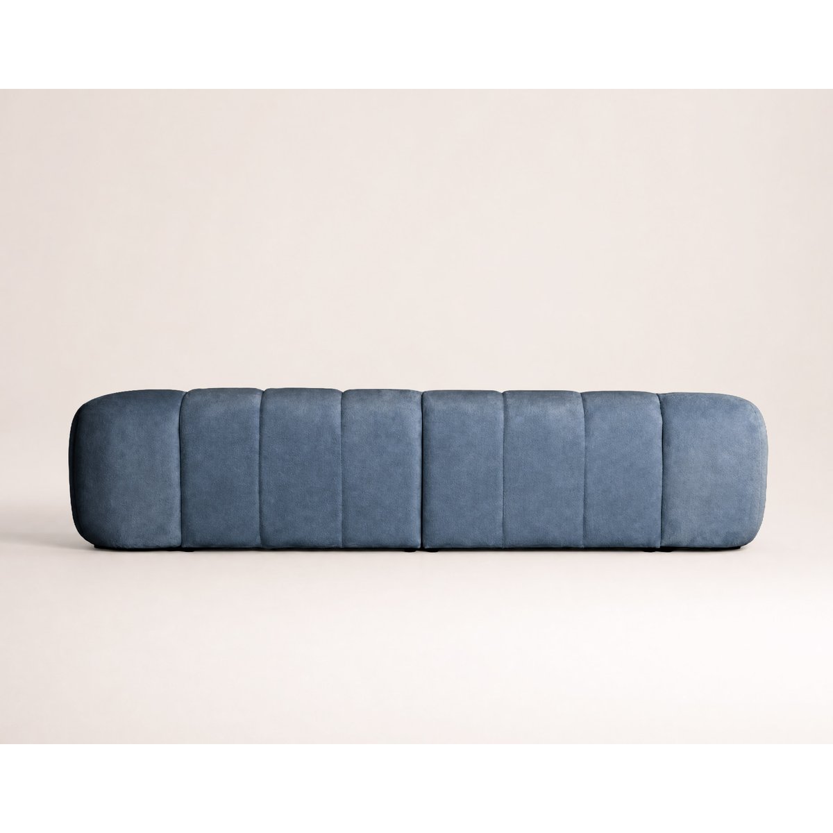 Canapé d'Angle réversible 4 places - AVA bleu, BEST MOBILIER
