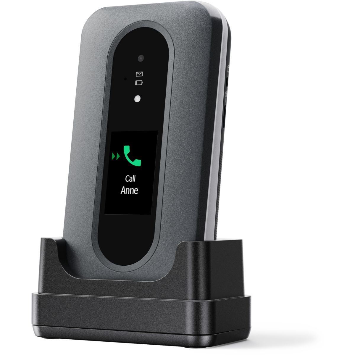 Téléphone portable Leva L30 Graphite/Blanc couleur unique, DORO