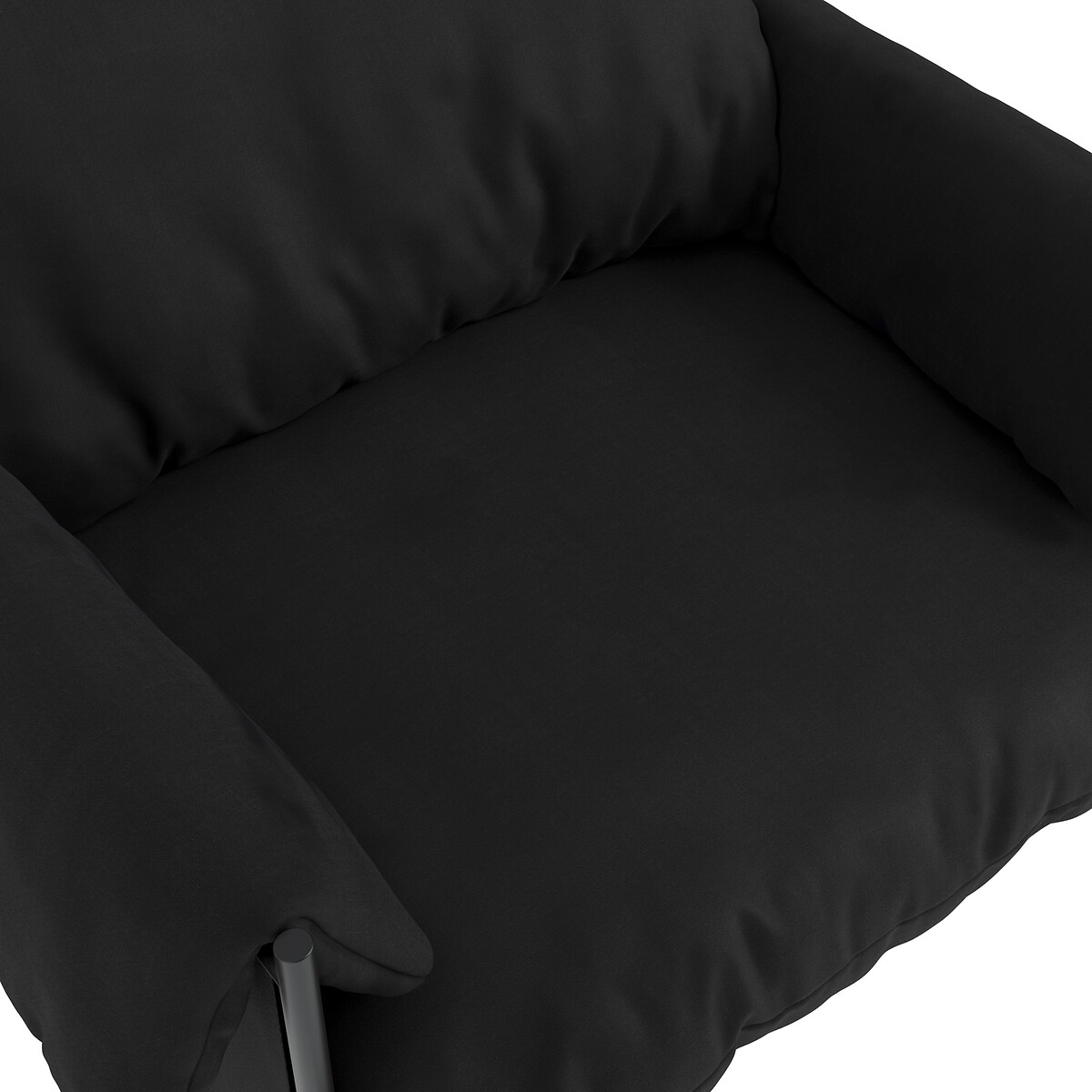 Onyx Minimalist Accent Armchair black, SO'HOME